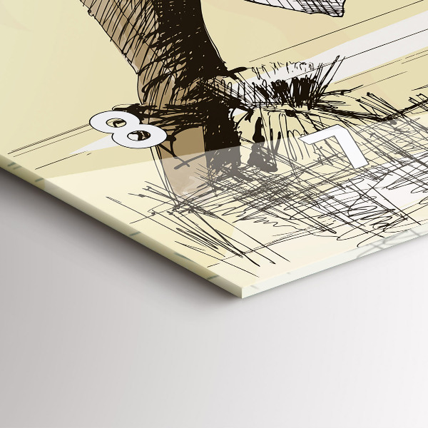 Horizontale Uhr mit motiv Frau pflückt Reis