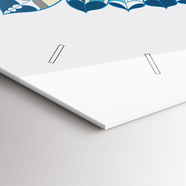 Horizontale Uhr mit motiv Eule im Flug