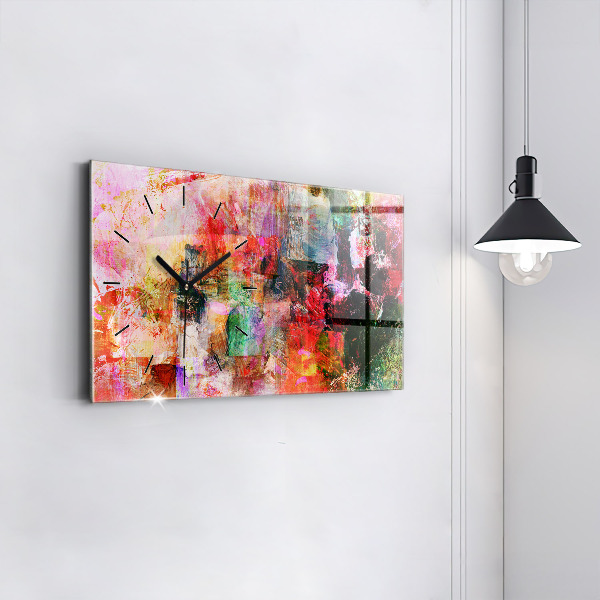 Horizontale Uhr Abstrakte Komposition