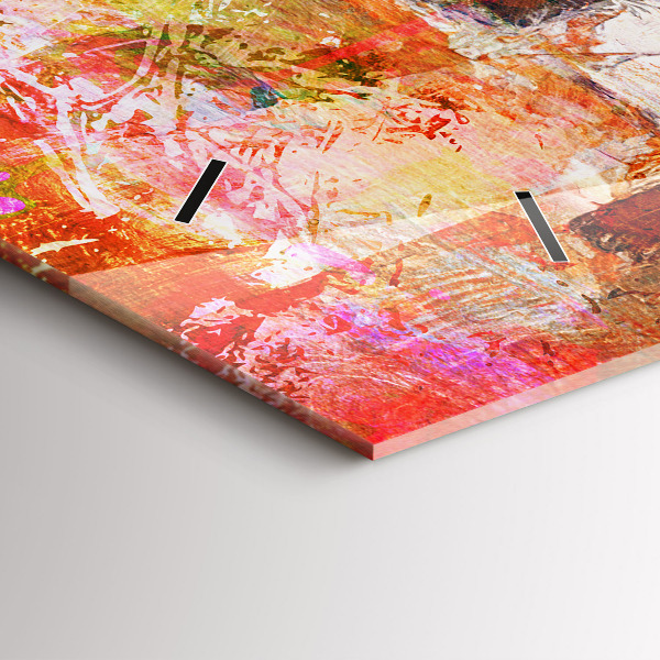 Horizontale Uhr Abstrakte Komposition