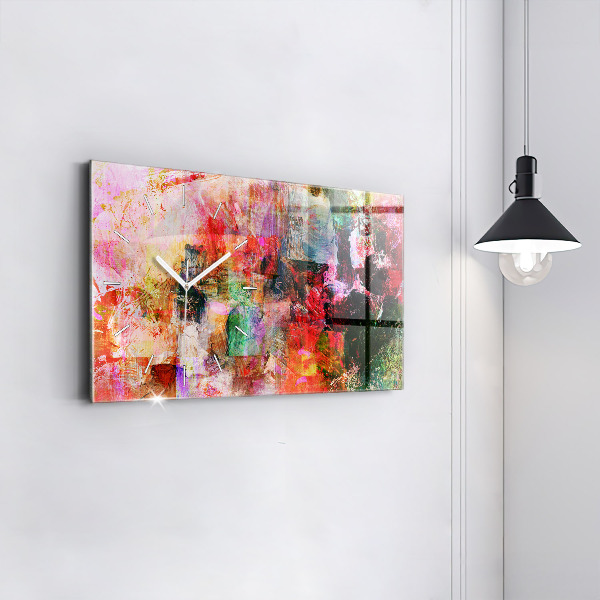 Horizontale Uhr Abstrakte Komposition