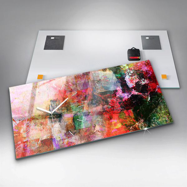 Horizontale Uhr Abstrakte Komposition