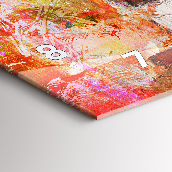 Horizontale Uhr Abstrakte Komposition