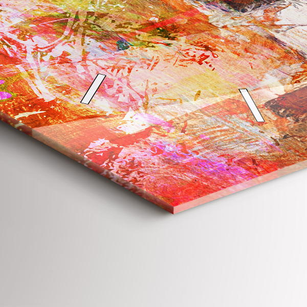 Horizontale Uhr Abstrakte Komposition