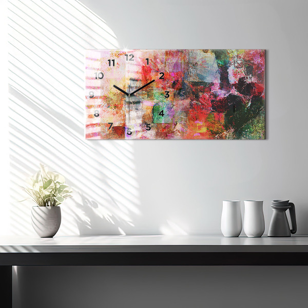 Horizontale Uhr Abstrakte Komposition