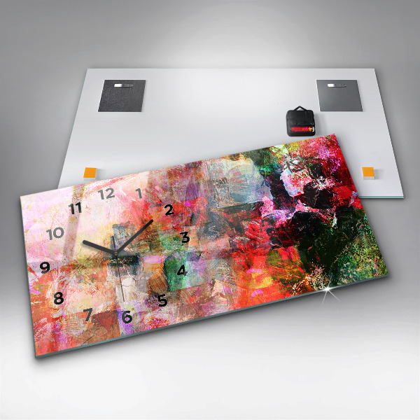 Horizontale Uhr Abstrakte Komposition