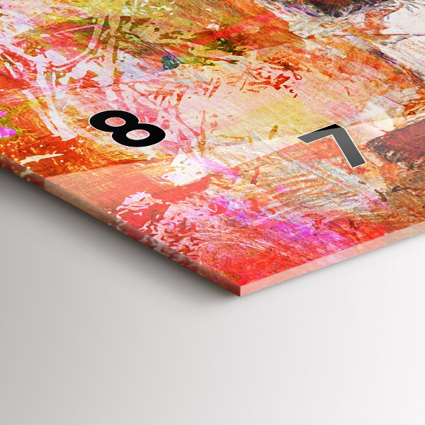 Horizontale Uhr Abstrakte Komposition