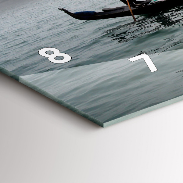 Horizontale Uhr Venedig Gondel