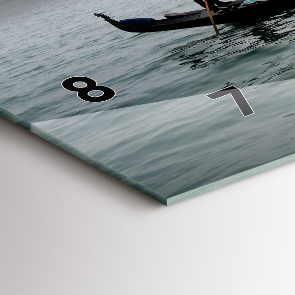 Horizontale Uhr Venedig Gondel