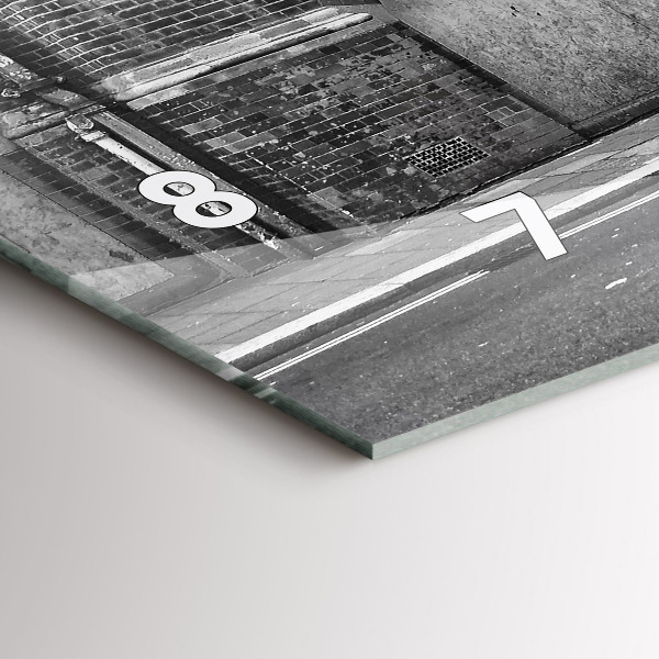 Horizontale Uhr Roter Doppeldeckerbus