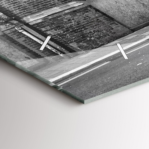 Horizontale Uhr Roter Doppeldeckerbus