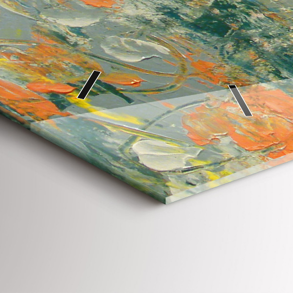 Horizontale Uhr mit motiv Bemalte Elefantenhaltung