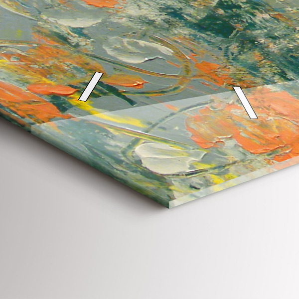 Horizontale Uhr mit motiv Bemalte Elefantenhaltung