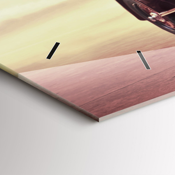 Horizontale Uhr mit motiv Oldtimer