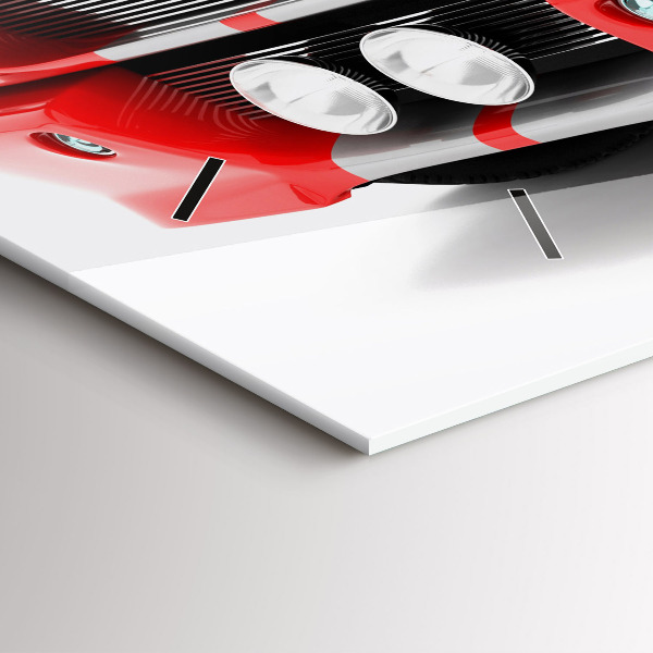 Horizontale Uhr mit motiv Sportwagen