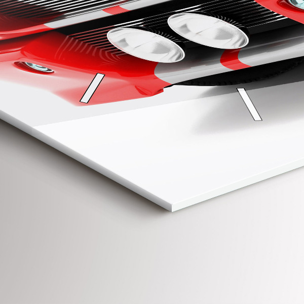 Horizontale Uhr mit motiv Sportwagen