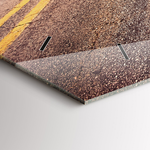 Horizontale Uhr Route 66 Straße USA