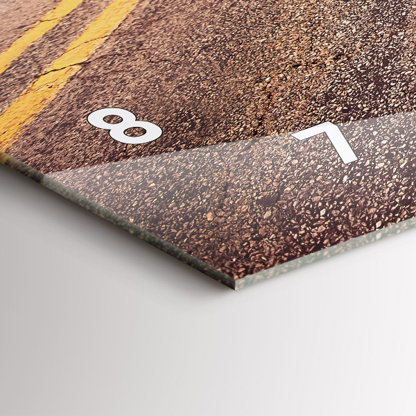 Horizontale Uhr Route 66 Straße USA