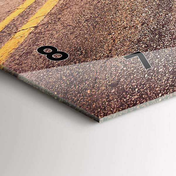 Horizontale Uhr Route 66 Straße USA