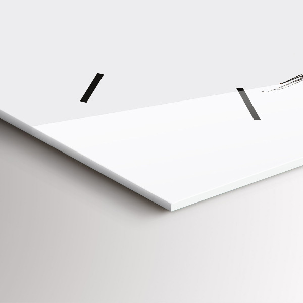 Horizontale Uhr Abstrakter Bär