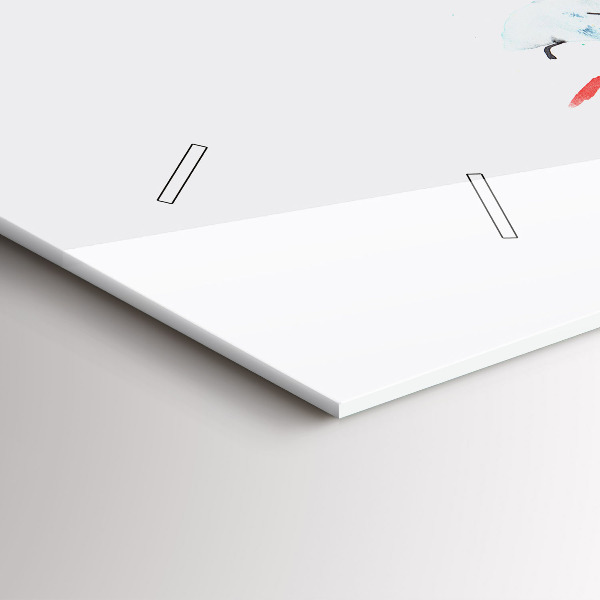 Horizontale Uhr Tukan im Gras