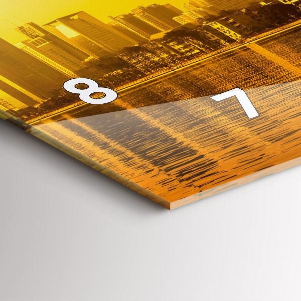 Horizontale Uhr mit motiv Zhujiang-Fluss China