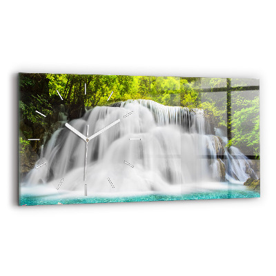 Horizontale Uhr mit motiv Wasserfall in Thailand