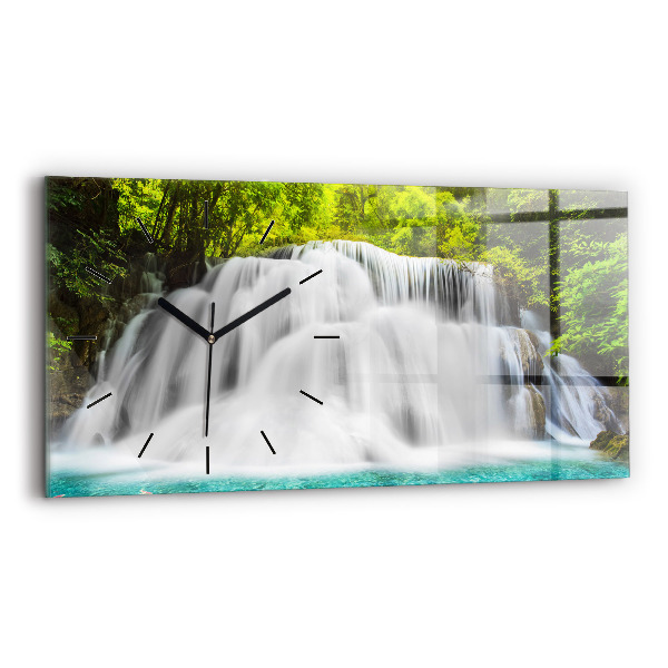 Horizontale Uhr mit motiv Wasserfall in Thailand