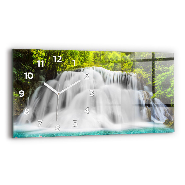 Horizontale Uhr mit motiv Wasserfall in Thailand