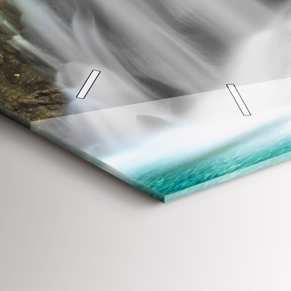 Horizontale Uhr mit motiv Wasserfall in Thailand