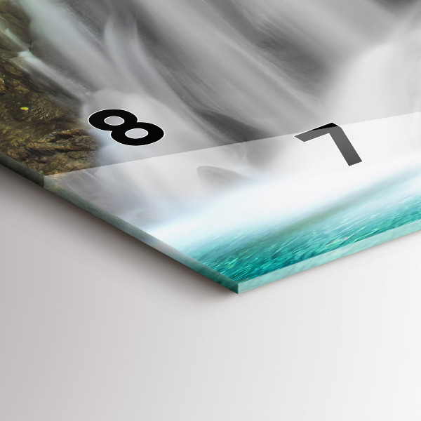 Horizontale Uhr mit motiv Wasserfall in Thailand