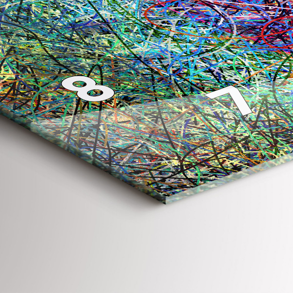 Horizontale Uhr mit motiv Abstrakt - Emotionen