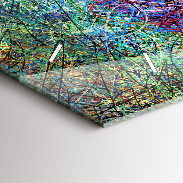 Horizontale Uhr mit motiv Abstrakt - Emotionen