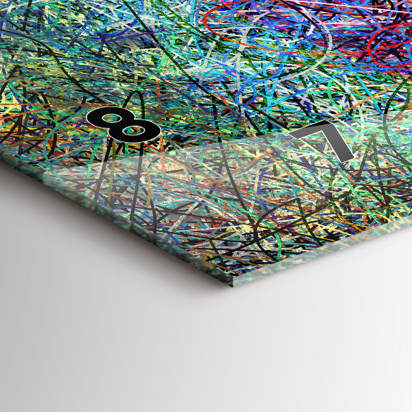 Horizontale Uhr mit motiv Abstrakt - Emotionen