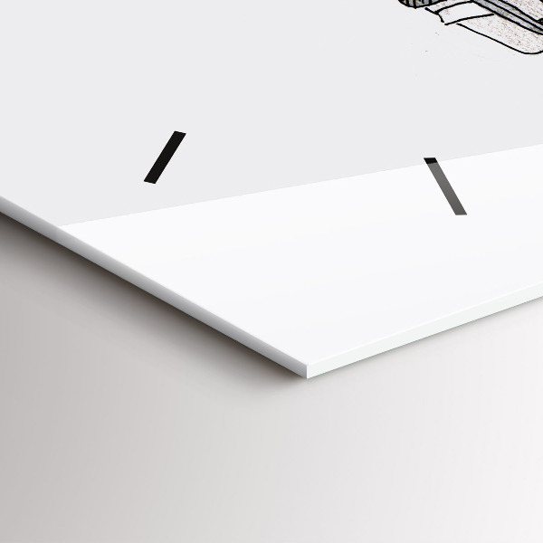 Horizontale Uhr mit motiv Marionettenmenschen