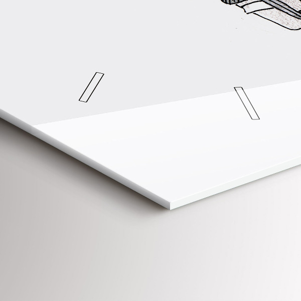 Horizontale Uhr mit motiv Marionettenmenschen