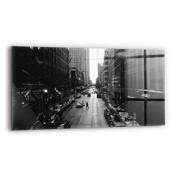 Horizontale Uhr Straßen in Chicago