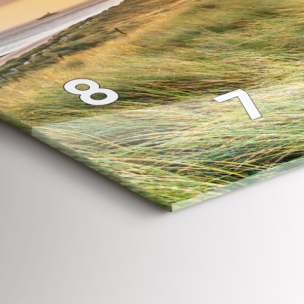 Horizontale Uhr Leuchtturm