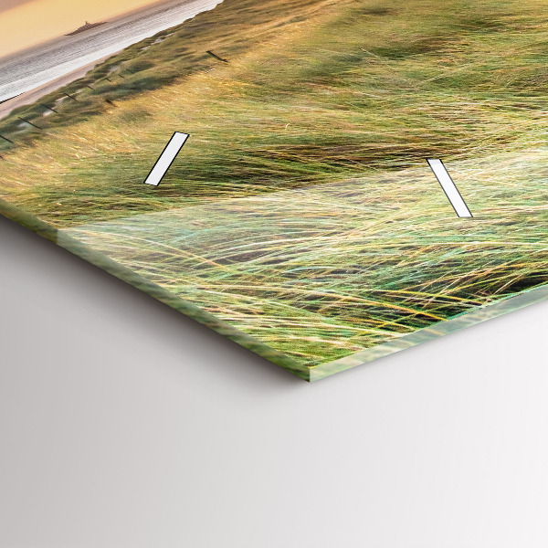 Horizontale Uhr Leuchtturm