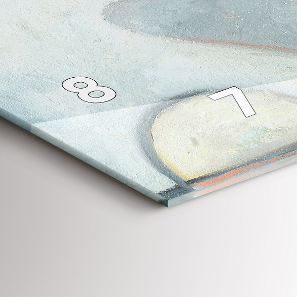 Horizontale Uhr mit motiv Abstrakte Malerei