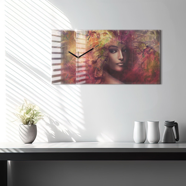 Horizontale Uhr Porträt einer Frau