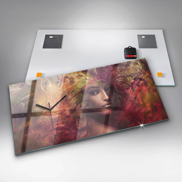 Horizontale Uhr Porträt einer Frau