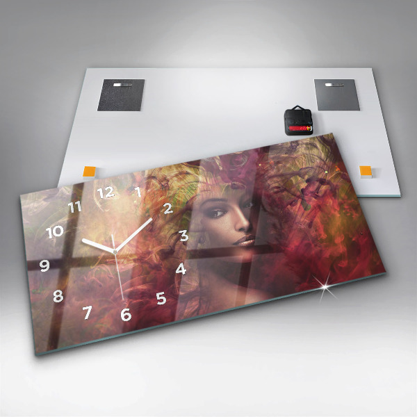 Horizontale Uhr Porträt einer Frau