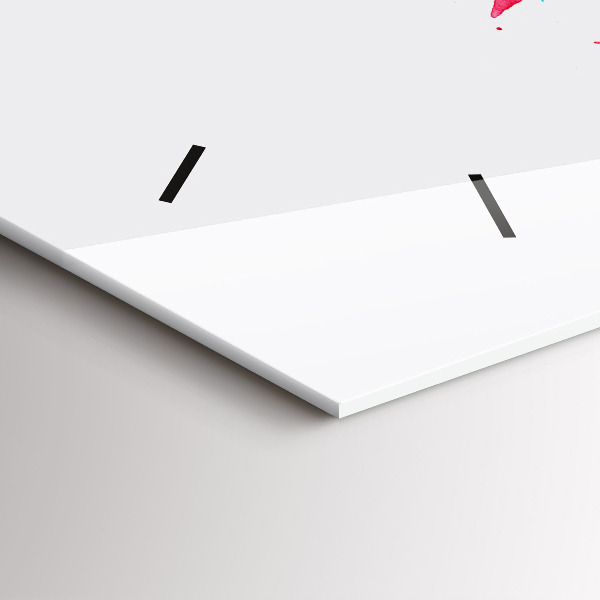 Horizontale Uhr Bunter roter Papagei