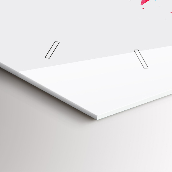 Horizontale Uhr Bunter roter Papagei