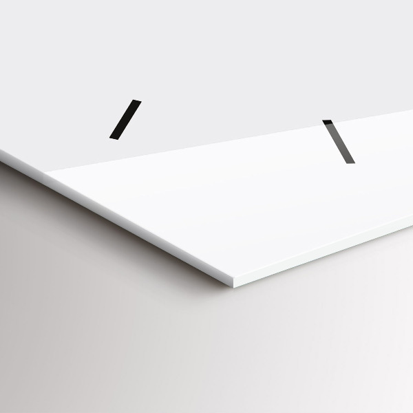 Horizontale Uhr mit motiv Viele Gesichter Abstrakt