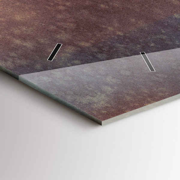 Horizontale Uhr mit motiv Frau mit Regenschirm