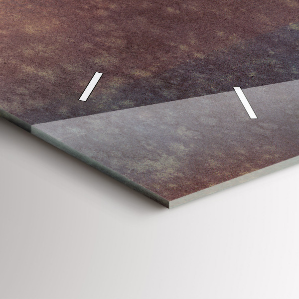 Horizontale Uhr mit motiv Frau mit Regenschirm