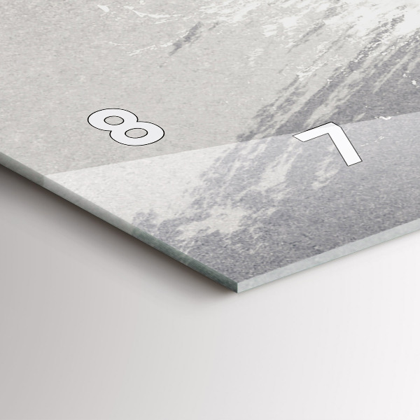 Horizontale Uhr mit motiv Frau - Aquarell