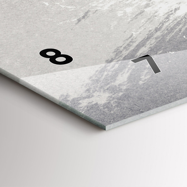 Horizontale Uhr mit motiv Frau - Aquarell